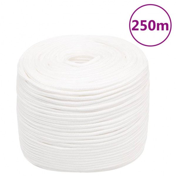 Cuerda de barco polipropileno blanco intenso 8 mm 250 m D