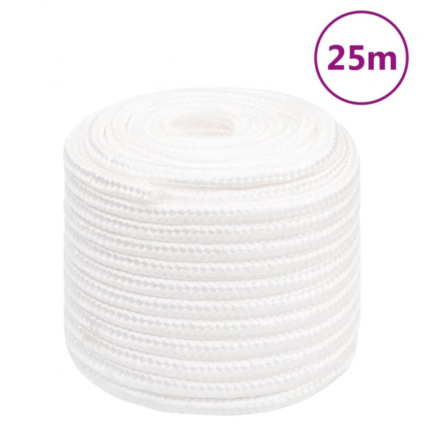 Cuerda de barco polipropileno blanco intenso 18 mm 25 m D