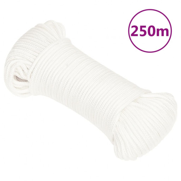 Cuerda de barco polipropileno blanco intenso 4 mm 250 m D