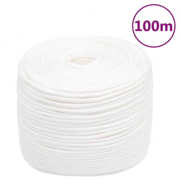 Cuerda de barco polipropileno blanco intenso 6 mm 100 m D