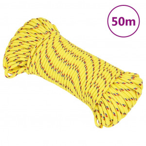 Cuerda de barco polipropileno amarillo 3 mm 50 m D