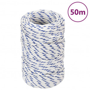 Corda para barco em polipropileno branco 2 mm 50 m D