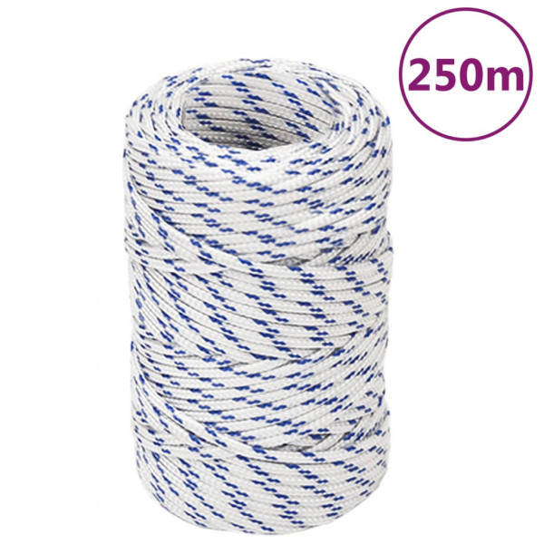 Cuerda de barco polipropileno blanco 2 mm 250 m D