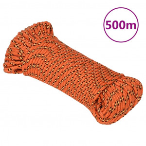 Corda de barco de polipropileno laranja 4 mm 500 m D