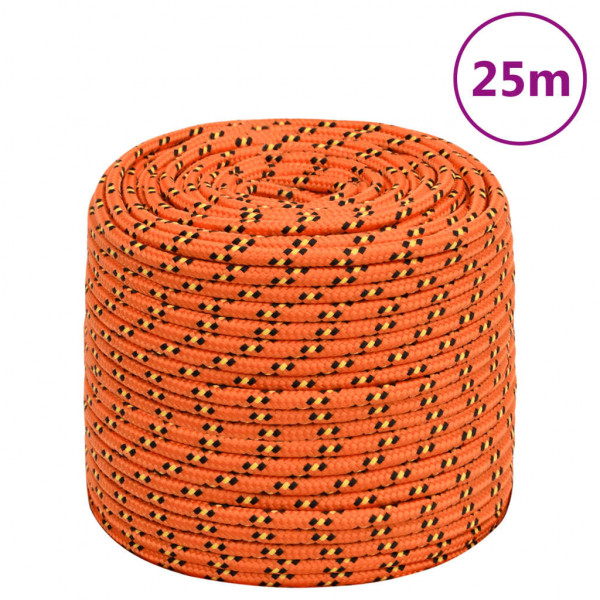 Cuerda de barco polipropileno naranja 10 mm 25 m D