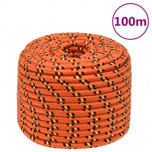 Cuerda de barco polipropileno naranja 12 mm 100 m D