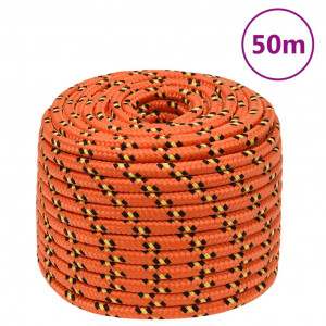 Cuerda de barco polipropileno naranja 14 mm 50 m D