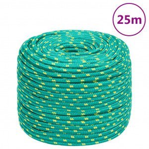 Cordas de barco de polipropileno verde de 8 mm 25 m D