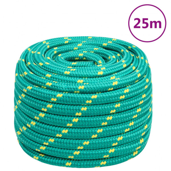 Corda de barco de polipropileno verde 20 mm 25 m D