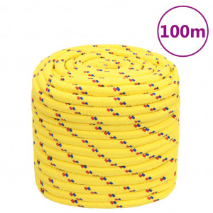 Cuerda de barco polipropileno amarillo 16 mm 100 m D