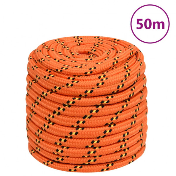 Cuerda de barco polipropileno naranja 18 mm 50 m D