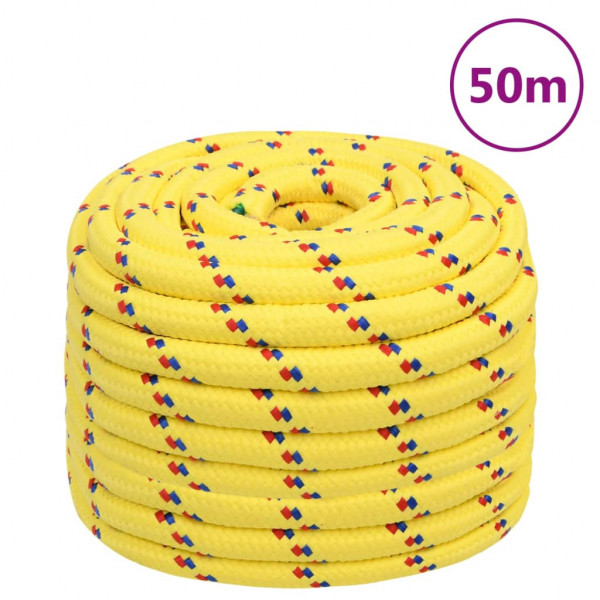 Corda para barco em polipropileno amarelo 20 mm 50 m D