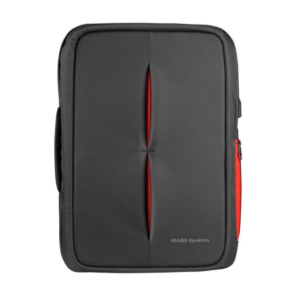 Mochila Mars Gaming MB2 para Laptop até 17" cinza/vermelho D