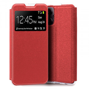 Funda COOL Flip Cover para Xiaomi Redmi Note 12 Pro 5G / Poco X5 Pro 5G Liso Rojo D