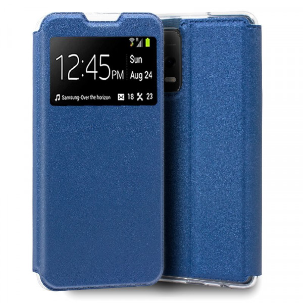 Funda COOL Flip Cover para Xiaomi Redmi Note 12 5G / Poco X5 5G Liso Azul D