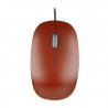 Mouse com cabo ngs rede flame - óptico - 1000dpi - scroll + 2 botões - linhas ergonômicas - usb - cor vermelha 1