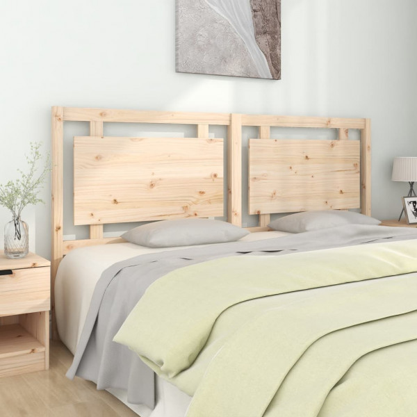 Cabeça de cama madeira maciça de pinho 185.5x4x100 cm D