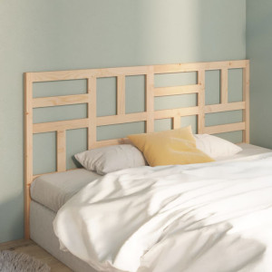 Cabecero de cama madera maciza de pino 186x4x104 cm D