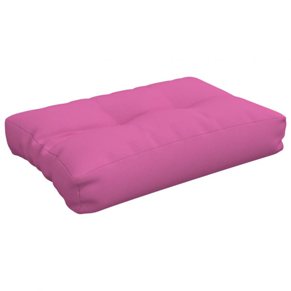 Cojín para sofá de palets tela rosa 60x40x12 cm D