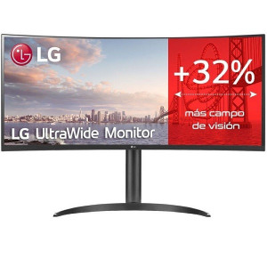 Monitor LG 34" ultrapanorámico curvo LED WQHD 34WQ75C-B negro D