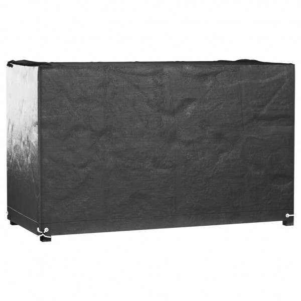 Funda para muebles de jardín 8 ojales rectangular 170x94x70 cm D