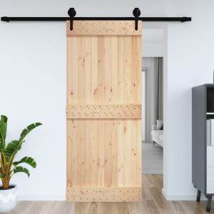 Puerta NARVIK madera maciza pino 100x210 cm D