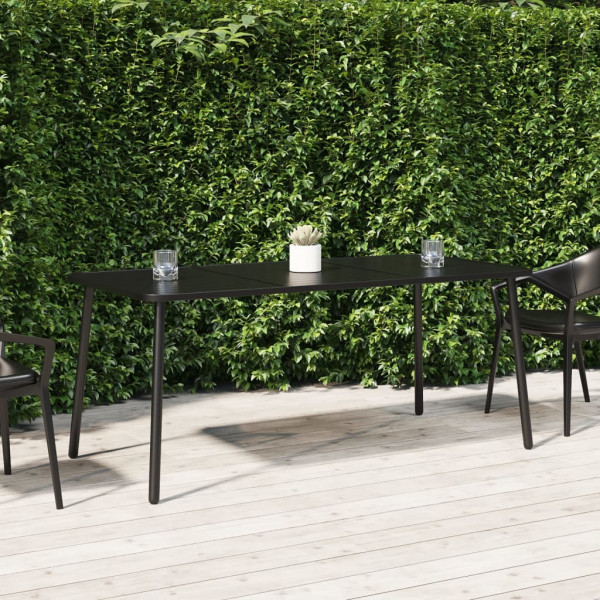 Tabela de jardim de aço cinza anthracite 165x80x71 cm D