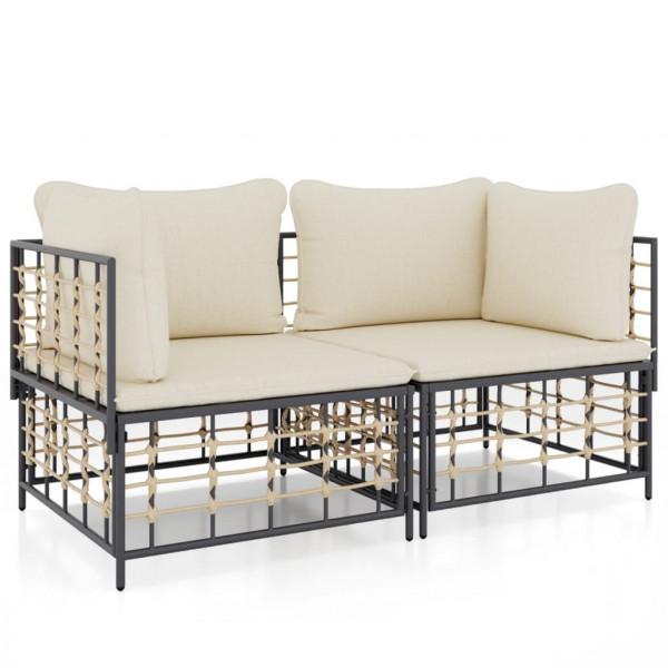 Sofas de canto modulares com almofadas D