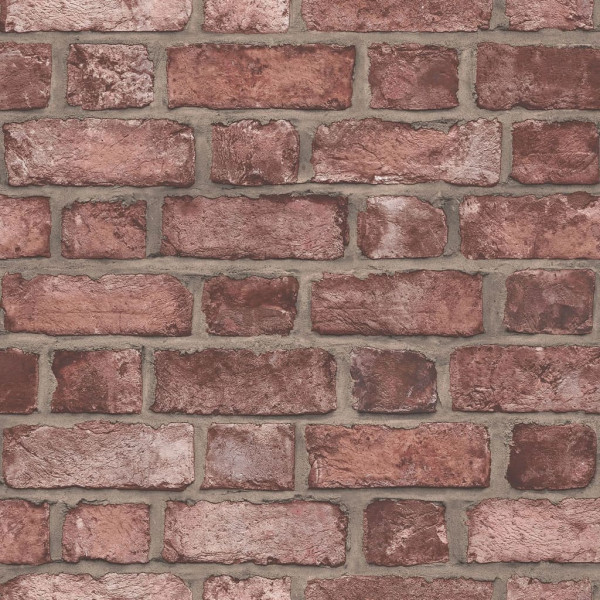 Homestyle Papel pintado Brick Wall vermelho D