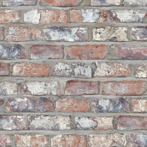 DUTCH WALLCOVERINGS Papel de parede design de tijolos multicolor EW3103 D