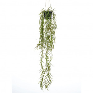 Emerald Hoya artificial suspensa em vaso 80 cm D