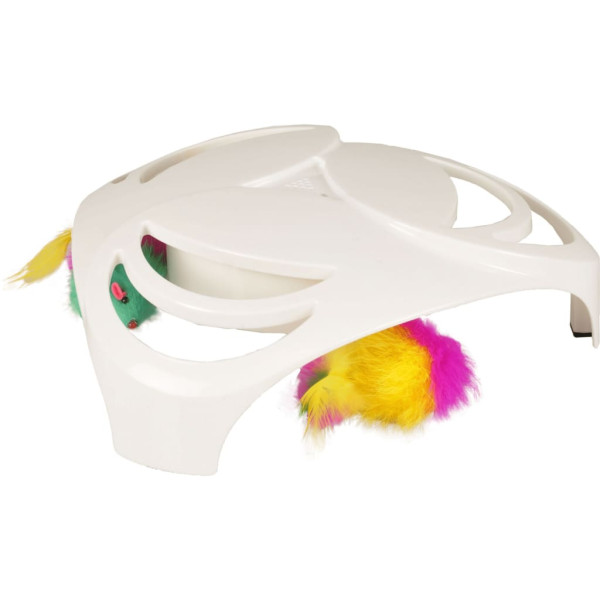 FLAMINGO Brinquedos para gatos Helic branco 25x25x8 cm D