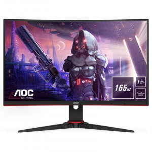 Monitor AOC Gaming 24" LED Full HD C24G2AE/BK Curva preta D