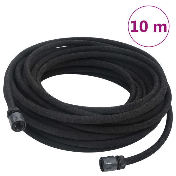 Mangueira porosa para jardim borracha preta 16 mm 10 m D