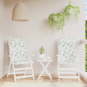 Maison Exclusive Cojines para sillas con respaldo alto 2 uds tela turquesa