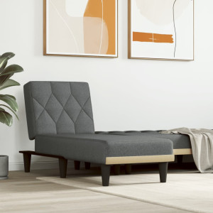 Sofá sofá de tecido cinza escuro D