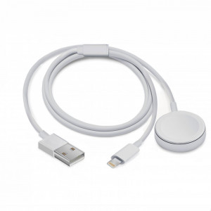 Cabo USB magnético COOL para Apple Watch + Cable Lightning para iPhone / iPad (2 em 1) D