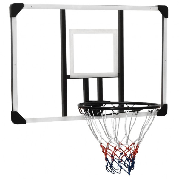 Tablero de baloncesto policarbonato transparente 106x69x3 cm D