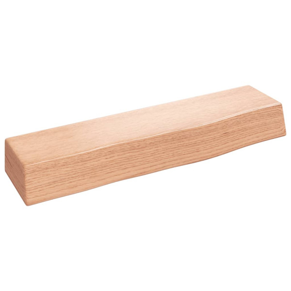 Estante de pared madera de roble tratada marrón claro 40x10x6cm D