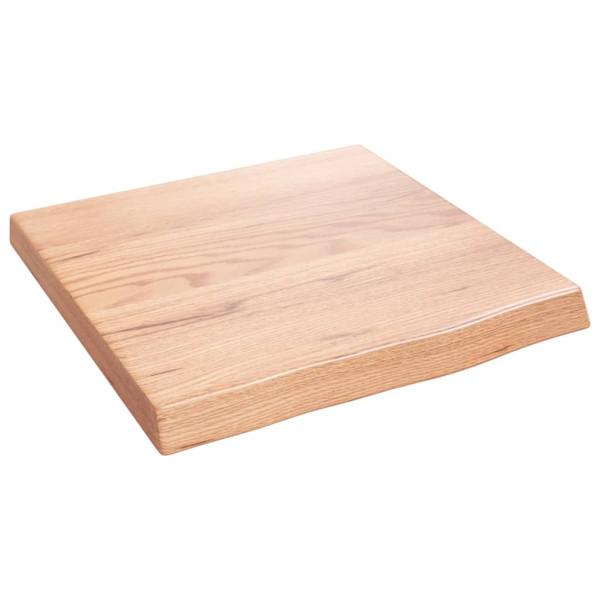 Estante de pared madera de roble tratada marrón claro 40x40x4cm D