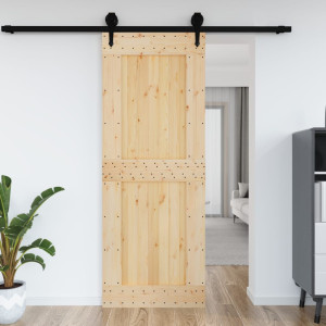 Puerta NARVIK madera maciza pino 85x210 cm D