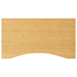 Mesa de mesa em bambu 110x60x4 cm D