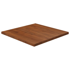 Tablero de mesa cuadrada madera roble marrón oscuro 60x60x2.5cm D