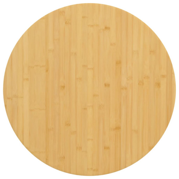 Tabela de mesa de bambu Ø70x2.5 cm D