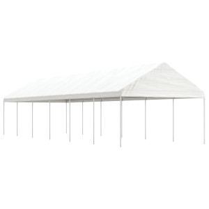 Sala de jantar com teto de polietileno branco 13.38x4.08x3.22 m D