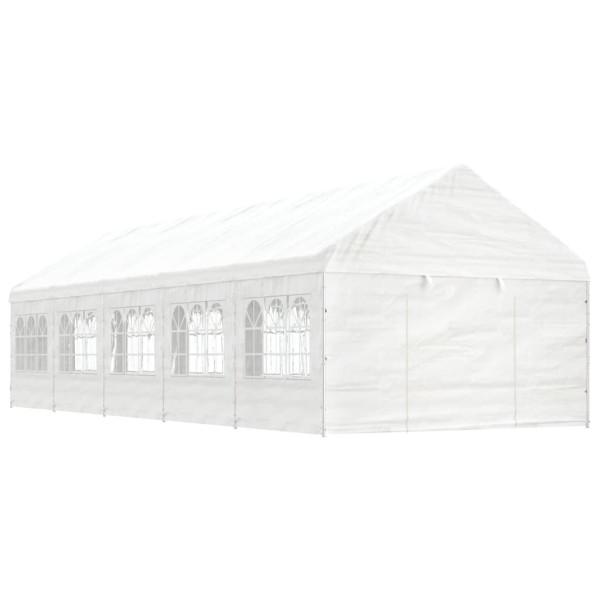 Sala de jantar com teto de polietileno branco 11.15x4.08x3.22 m D