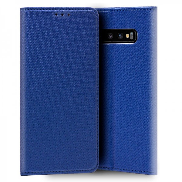 Funda COOL Flip Cover para Samsung G973 Galaxy S10 Liso Azul D