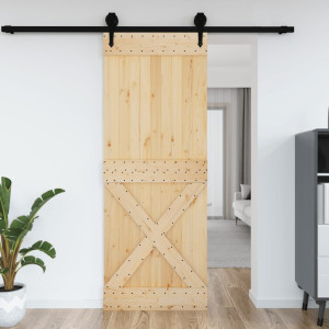 Puerta NARVIK madera maciza pino 85x210 cm D