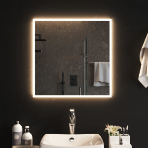 Espelho de banheiro com LED 60x60 cm D