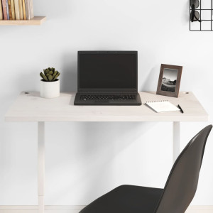 Tablero de escritorio madera maciza de pino blanco 80x40x2.5 cm